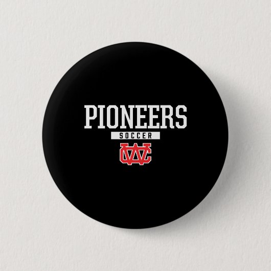 Warren County Pioneers Logo Fußball Hs  Button (Vorderseite)