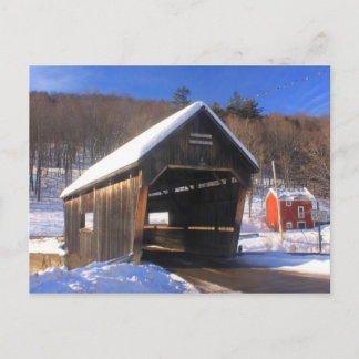 Warren Covered Bridge Postkarte