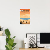 Warren Dunes Staat Park Michigan Vintag Poster (Heimbüro)