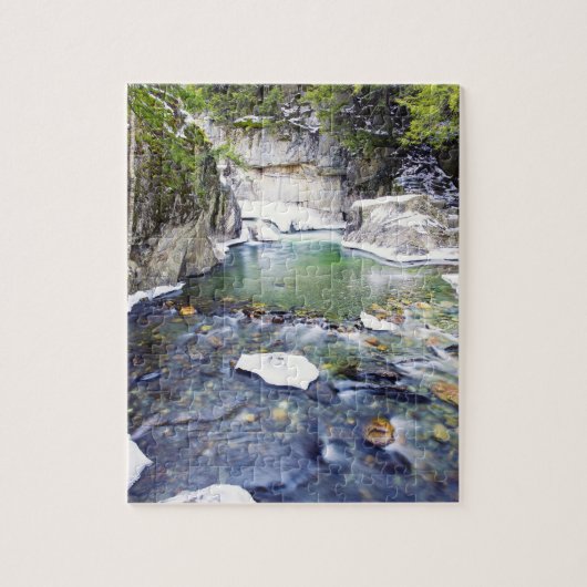 Warren Falls Vermont Puzzle (Vertikal)