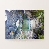 Warren Falls Vermont Puzzle (Horizontal)