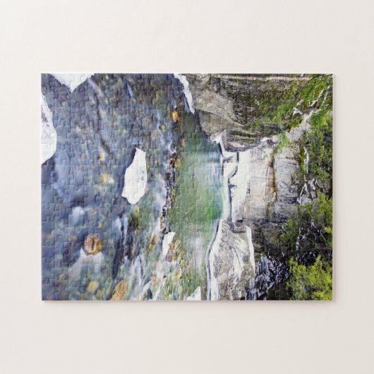 Warren Falls Vermont. Puzzle (Horizontal)