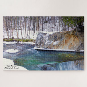 Warren Falls Vermont. Puzzle