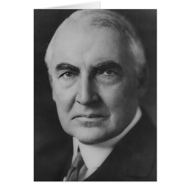 Warren G. Harding 29. Präsident (Vorne)