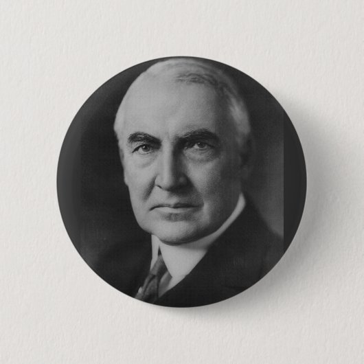 Warren G. Harding 29. Präsident Button (Vorderseite)