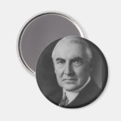 Warren G. Harding 29. Präsident Magnet (Vorderseite/Rückseite)
