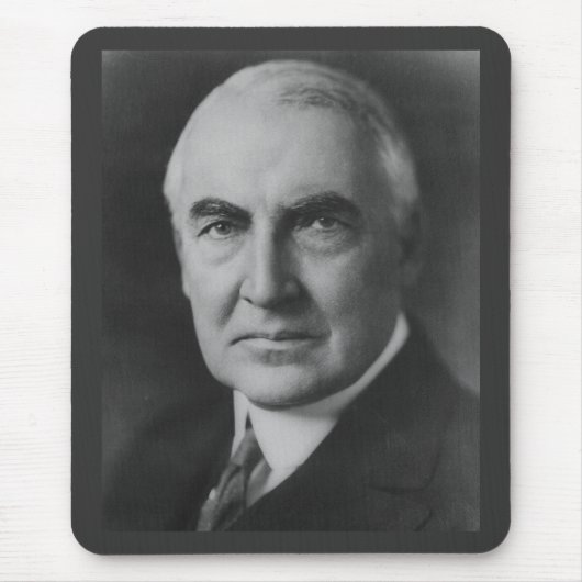 Warren G. Harding 29. Präsident Mousepad (Vorne)