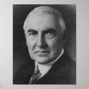 Warren G. Harding 29. Präsident Poster