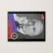 Warren G. Harding Baseball Card Puzzle (Horizontal)