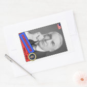 Warren G. Harding Baseball Card Rechteckiger Aufkleber (Umschlag)