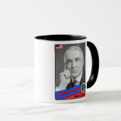 Warren G. Harding Baseball Card Tasse (VorderseiteRechts)