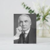 Warren G. Harding Postkarte (Stehend Vorderseite)