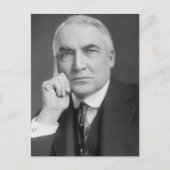 Warren G. Harding Postkarte (Vorderseite)