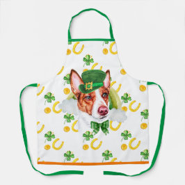 Warren Holiday Wohngestaltung St Patrick's Day Dog Schürze