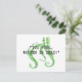 Warren ist tot H. P. Lovecraft Postkarte (Stehend Vorderseite)