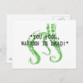 Warren ist tot H. P. Lovecraft Postkarte (Vorne/Hinten)