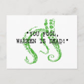 Warren ist tot H. P. Lovecraft Postkarte (Vorderseite)