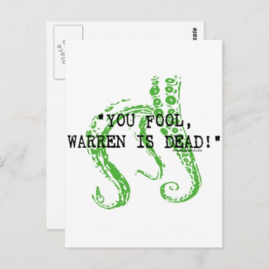 Warren ist tot H. P. Lovecraft Postkarte (Vorne/Hinten)