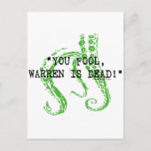 Warren ist tot H. P. Lovecraft Postkarte (Vorderseite)