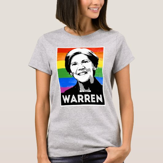 Warren LGBT Flag T-Shirt (Vorderseite)