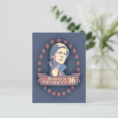 Warren Pres '16 Postkarte (Stehend Vorderseite)