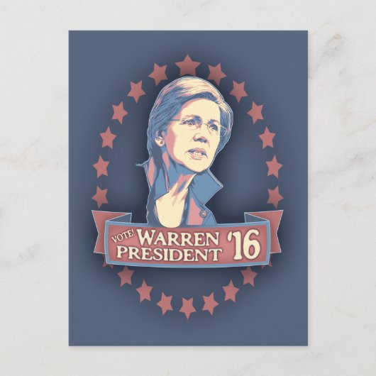 Warren Pres '16 Postkarte (Vorderseite)