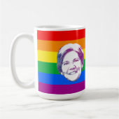 Warren-Regenbogenstreifen Kaffeetasse (Links)
