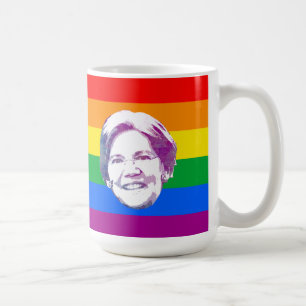Warren Regenbogenstreifen Kaffeetasse