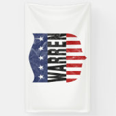 WARREN US Flagge Banner (Vertikal)