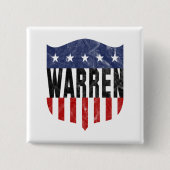 WARREN US Flagge Button (Vorderseite)