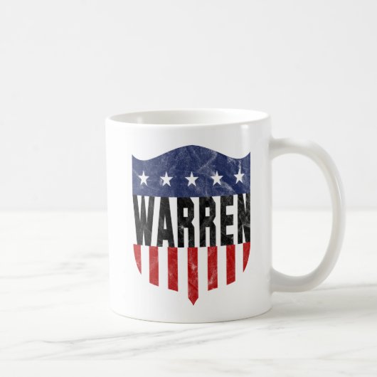 WARREN US Flagge Kaffeetasse (Rechts)