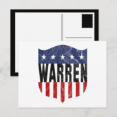WARREN US Flagge Postkarte (Vorne/Hinten)