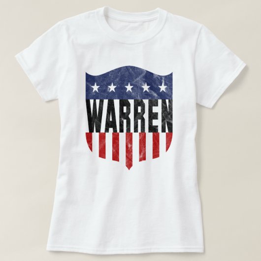 WARREN US Flagge T-Shirt (Design vorne)