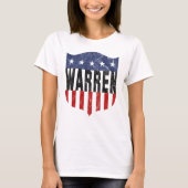 WARREN US Flagge T-Shirt (Vorderseite)