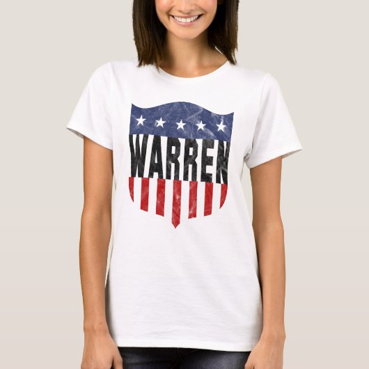 WARREN US Flagge T-Shirt (Vorderseite)
