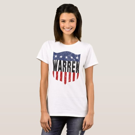 WARREN US Flagge T-Shirt (Vorne ganz)