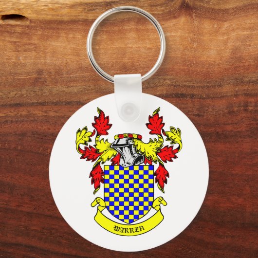 WARREN-Wappen Schlüsselanhänger (Vorderseite)