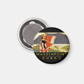 Warrenpint und die Berge von Mourne Magnet (Vorderseite/Rückseite)