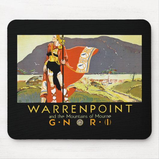 Warrenpint und die Berge von Mourne Mousepad (Vorne)