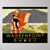 Warrenpint und die Berge von Mourne Poster (Vorne)