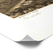 Warrensburg Missouri 1869 Antike Panoramakarte Poster (Ecke)