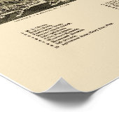 Warrensburg, NY Panorama Karte - 1891 Poster (Ecke)