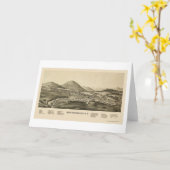 Warrensburg, NY panoramische Karte - 1891 (Gelbe Blume)