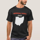 Warrensville Heights Ohio USA State America Travel T-Shirt (Vorderseite)