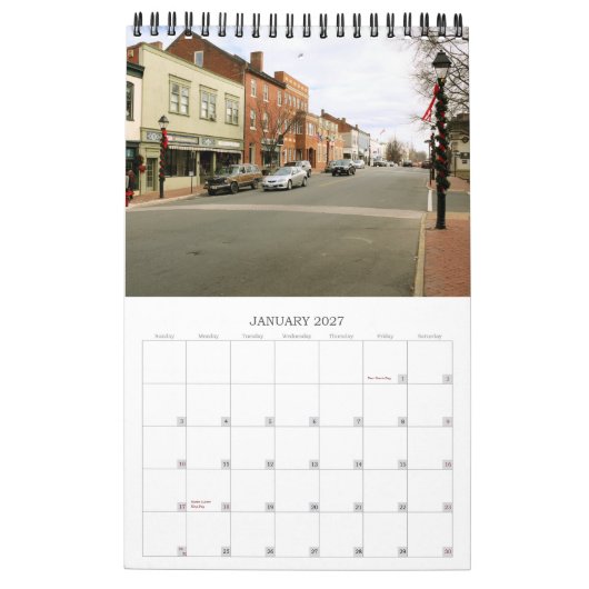 Warrenton Kalender (Jan 2027)