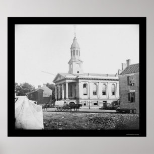 Warrenton, VA-Gericht 1862 Poster