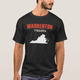 Warrenton Virginia USA Staat America Travel Jungfr T-Shirt