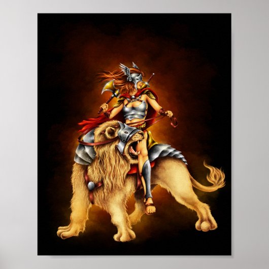 Warrian Lion Tamer Battle Poster (Vorne)
