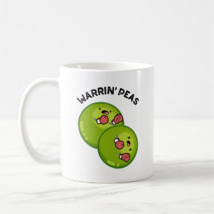 Warrin Peace Funny Pea Pun Kaffeetasse