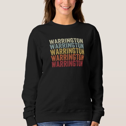 Warrington Pennsylvania Warrington PA Retro Vintag Sweatshirt (Vorderseite)